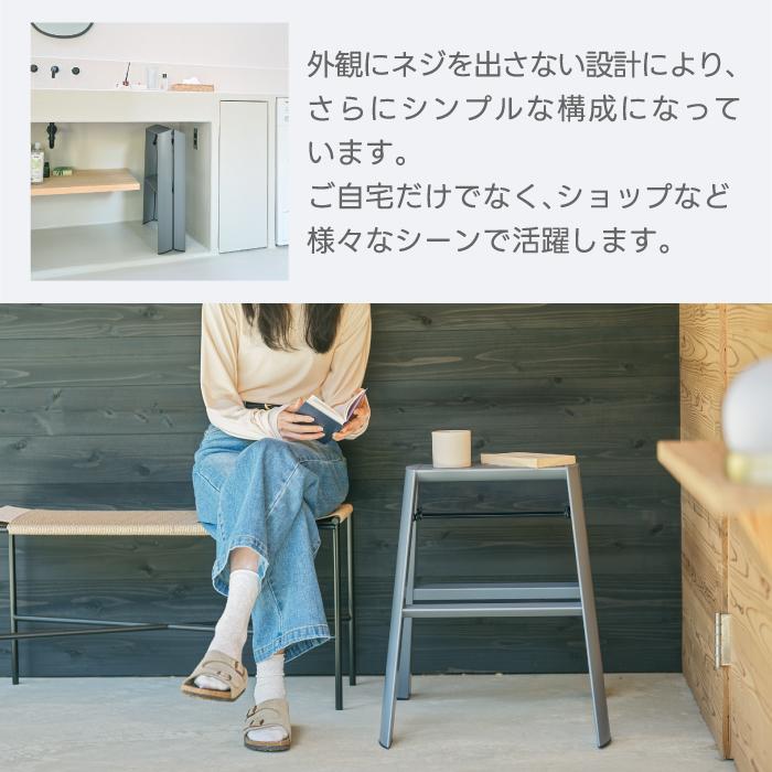 長谷川工業 ルカーノ 脚立 踏み台 ステップ台 折りたたみ 2段 折り畳み