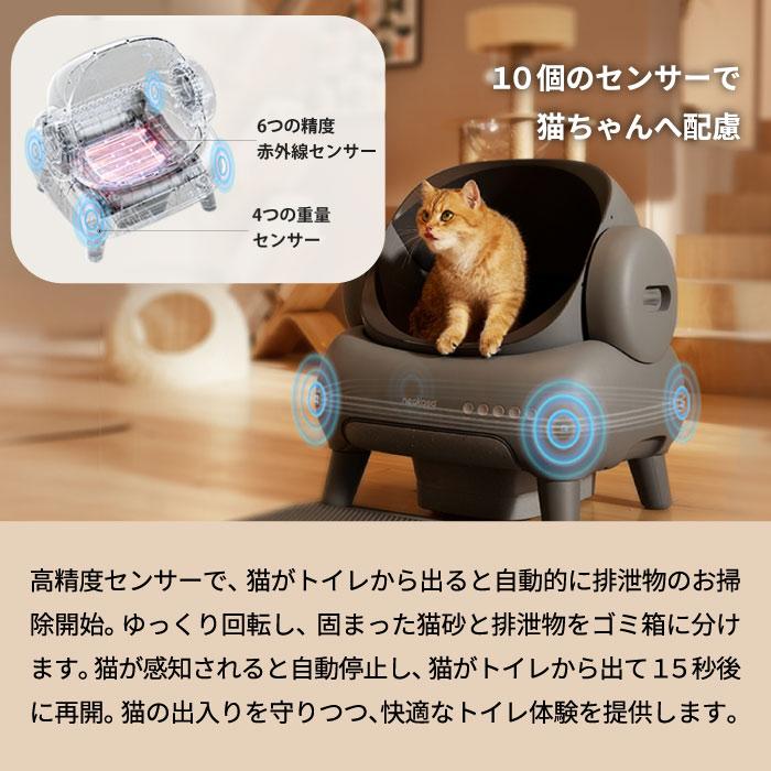 全自動猫トイレ Neakasa M1 Plus 猫用トイレ 大型 掃除不要 オープン型