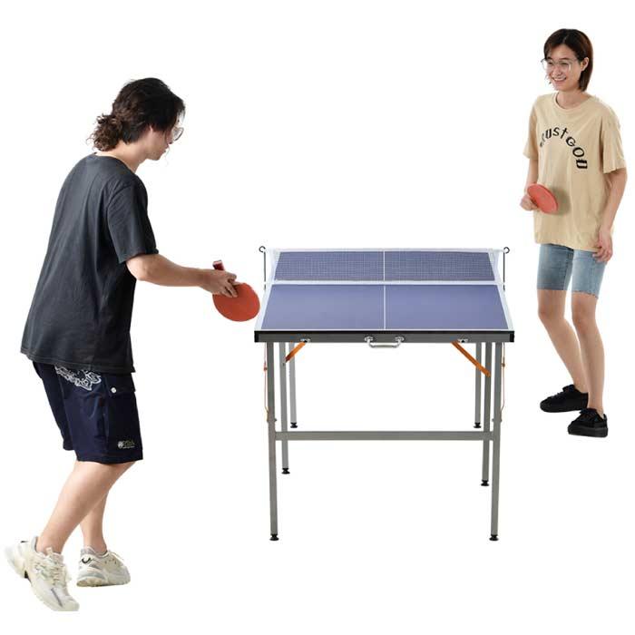 卓球台 卓球　ネット付 ラケット付 ピンポン球付 折りたたみ 家庭用 コンパクト Amazon.co.jp: 卓球台 折りたたみ ネット付 ラケット付 ピンポン