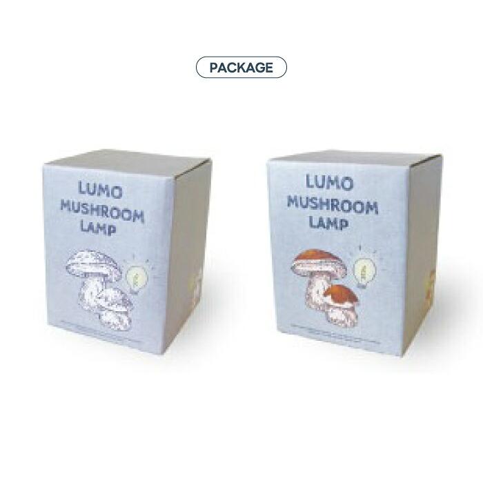 LUMO きのこ ランプ マッシュルームランプ ガラス 間接照明 テーブル