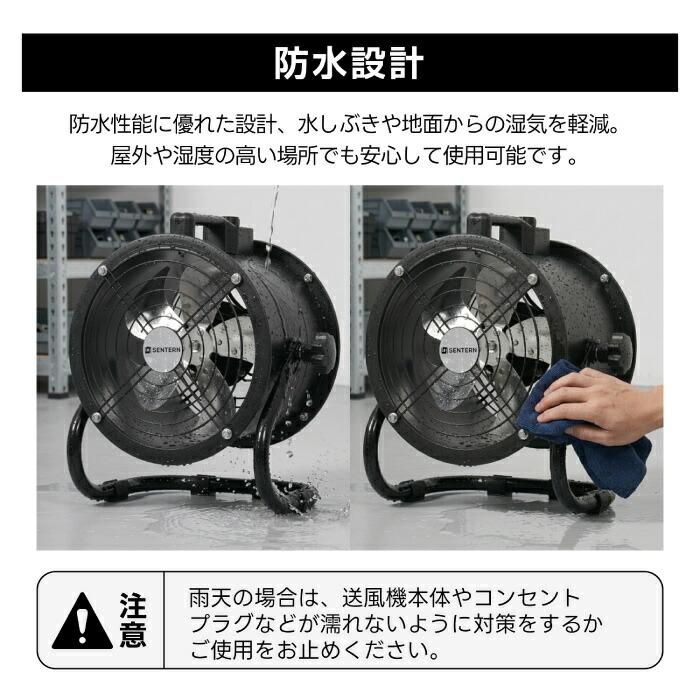 Iseebiz 業務用扇風機 12インチ 工業扇 L049-RM-FAN-BK 1000円値下げ！】業務用送風機 工場扇 10インチ 12インチ 16インチ
