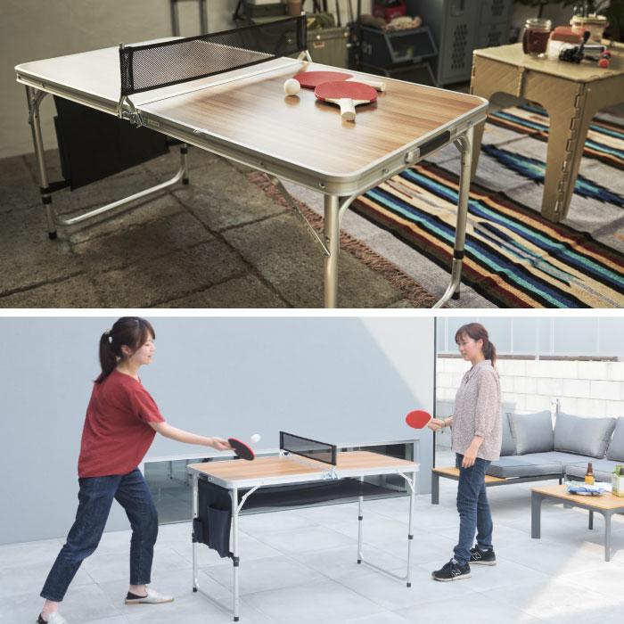 卓球台 ピンポンテーブル ラケット ピンポン玉 ボール セット 折り畳み
