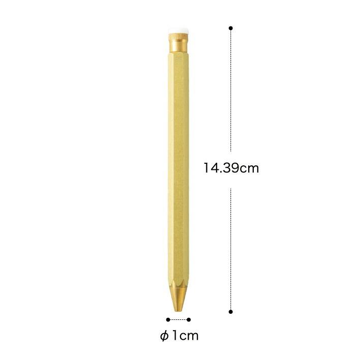 Pencillest ペンシレスト ボールペン用 芯ホルダー ペンレスト ボールペン フリクション ペン 鉛筆の形 筆記用具 文房具 真鍮 卓上 オフィス おしゃれ ギフト | 100percent | 05