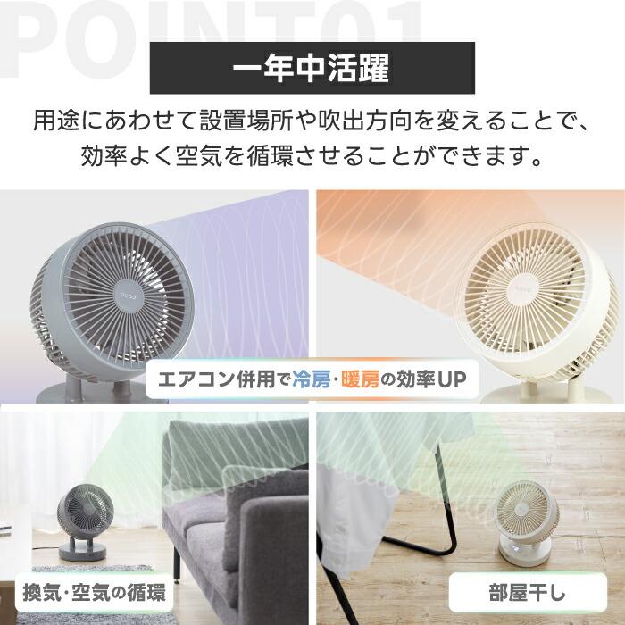 QUADS（クワッズ） リビングサーキュレーター DCモーター