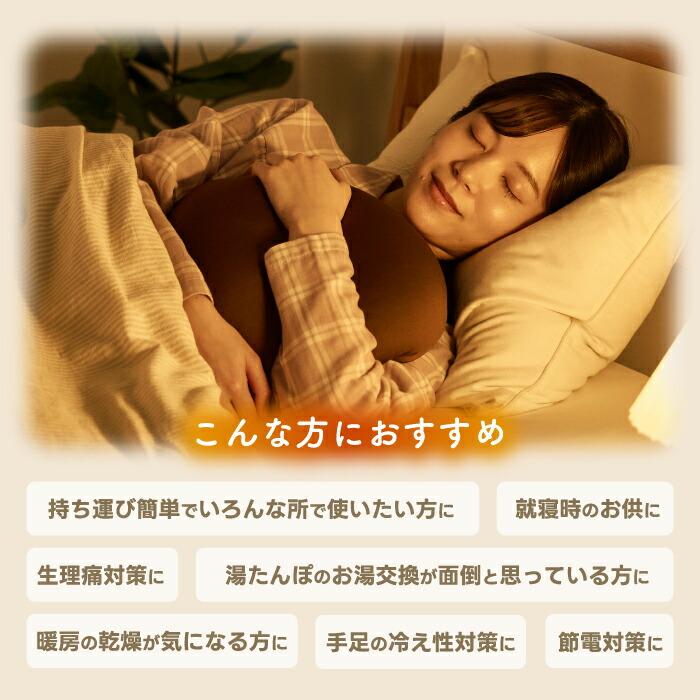 湯たんぽ 充電式 蓄熱式 ゆたんぽ ビーズクッション QUADS 電気