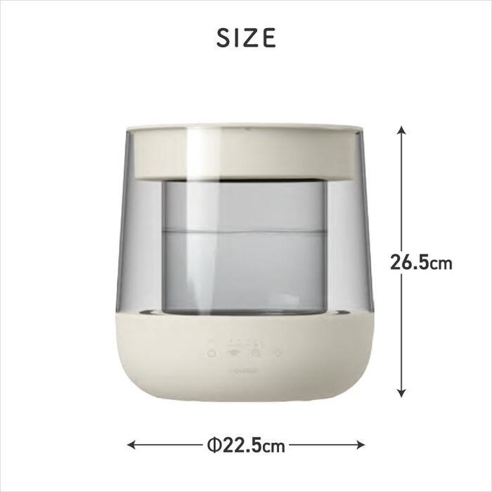 QUADS（クワッズ） 【2026年10月中旬発送予定】スチーム加湿器 上部