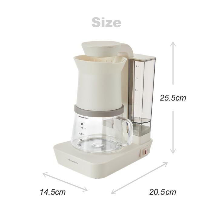 recolte（レコルト） ドリップ コーヒーメーカー 480ml 4杯 2WAY