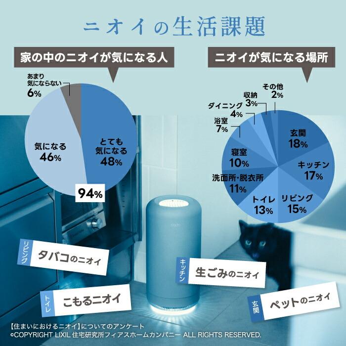 cado（カドー） 除菌脱臭機 空気清浄機 脱臭 おしゃれ フィルター不要