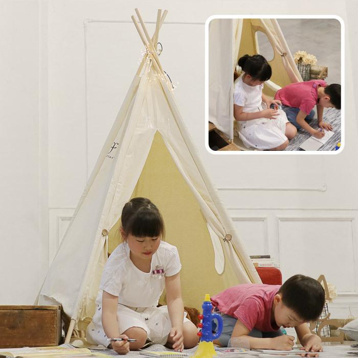 Sifflus 子供用テント ミニテント 折りたたみ リトル ティピー