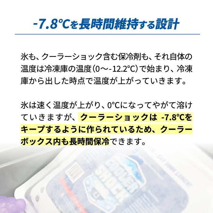 クーラーショック【Ｌｘ3点セット】−7.8度を長時間キープする氷点下保冷剤 Amazon | クーラーショック COOLER SHOCK 保冷剤 【Lサイズ/3個セット