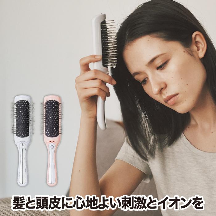 Festino イオンケア スタイリング ブラシ ヘアブラシ マイナスイオン 音波振動 ブラッシング 頭皮 電動 電池式 髪ケア ヘアケア 洗える 持ち運び 旅行 おしゃれ Smhb 009 Mecu 通販 Yahoo ショッピング