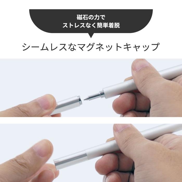 ペンスタンド スタンドペン ペン立て 2WAY マグネット アルミ 携帯 ポータブル 持ち運び スタンド ビジネス 文具 オフィス 便利 高級 1本 アイデア おしゃれ | 100percent | 05