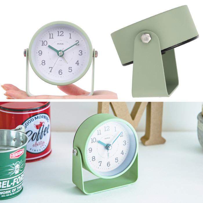 MAG（ノア精密） 置き時計 目覚まし時計 おしゃれ MAG アナログ 電子音