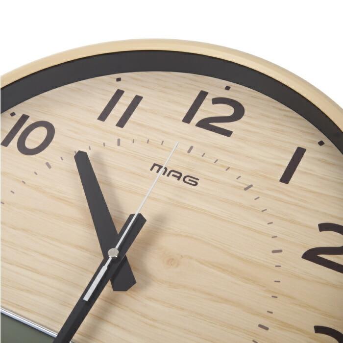 ノア精密 掛け時計 MAG 温湿度計 温度 湿度 デジタル アナログ 壁掛け