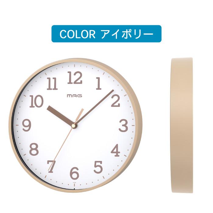 MAG（ノア精密） 掛け時計 おしゃれ 壁掛け時計 北欧 MAG アナログ