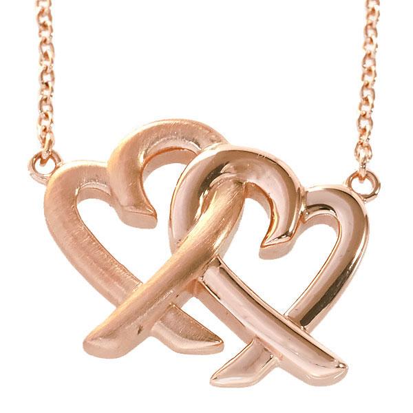 Tiffany & Co. ダブルラビングハートペンダント　ピンクゴールド TIFFANY&Co. 送料無料 本物 Tiffany＆Co. ティファニー ダブル