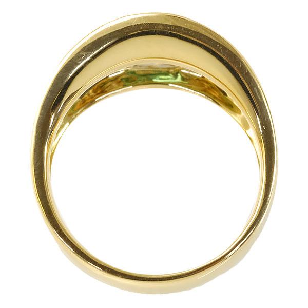 送料無料 本物 エメラルド ダイヤモンドリング 指輪 K18 PT900