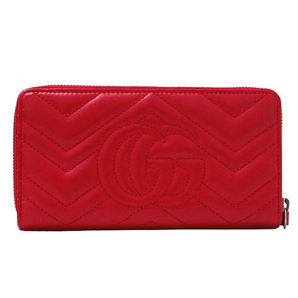 GUCCI（グッチ） 送料無料 本物 美品 GGマーモント ラウンドファスナー
