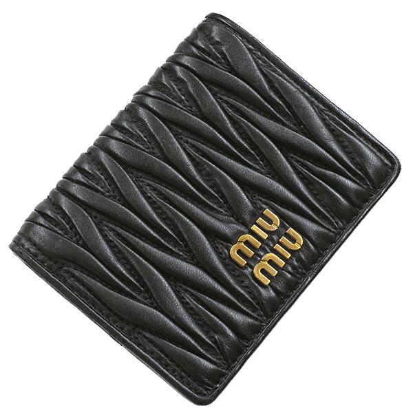 miu miu（ミュウミュウ） 送料無料 本物 美品 二つ折り財布 コンパクト