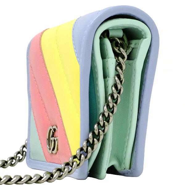 GUCCI 送料無料 本物本物 極美品 グッチ チェーンウォレット 