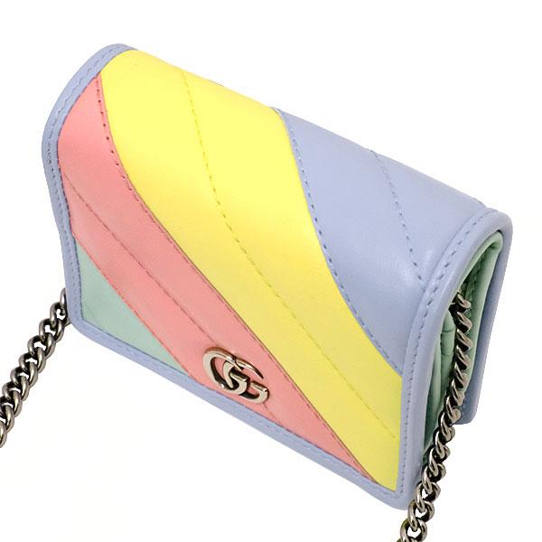 GUCCI 送料無料 本物本物 極美品 グッチ チェーンウォレット 