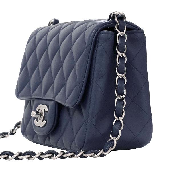 シャネル ラムスキン クロスボディ ショルダーバッグ 5シリーズ