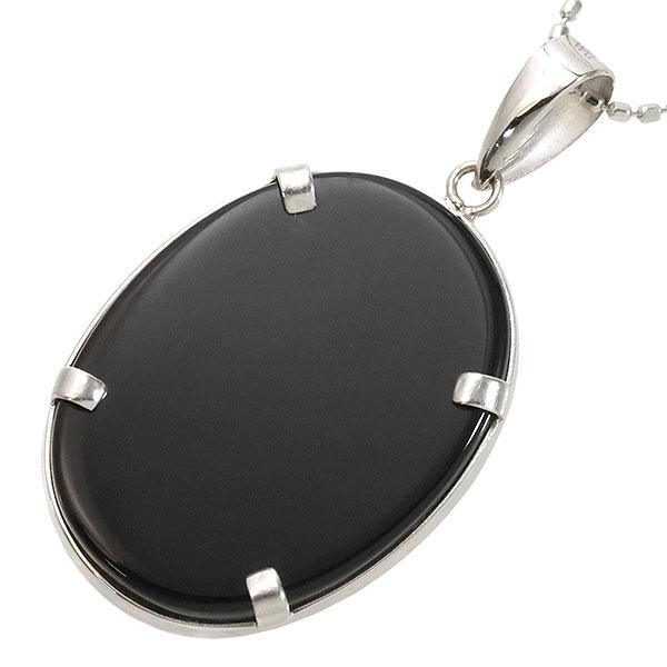 送料無料 本物 カメオデザインネックレス K18WGホワイトゴールド