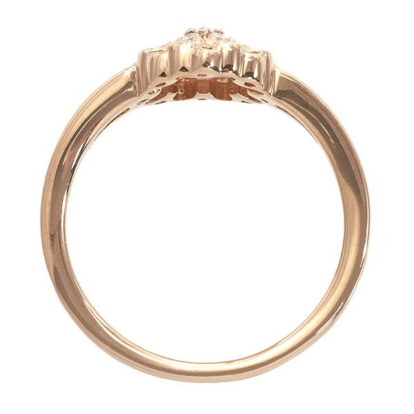 4℃（ヨンドシー） 送料無料 本物 ダイヤモンドリング 指輪 K18ピンク