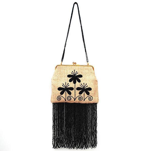 FENDI（フェンディ） 送料無料 本物 希少品 ビーズバック がま口バック 