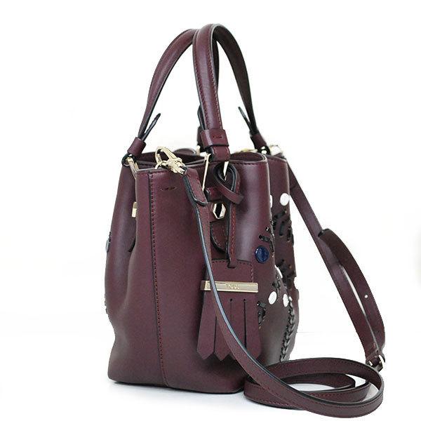 本物 ハンドバッグ ショルダーバッグ ドッズ Tod's ボルドー