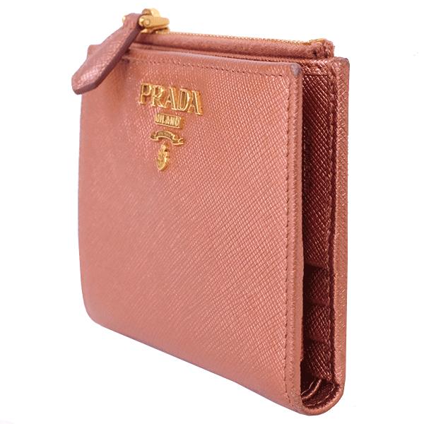 プラダ 財布／正規品 安心 国内発送【プラダ】 ソフトルックス レザー 財布 三つ折り (PRADA