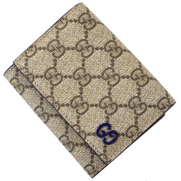 ◇グッチ◇769225/レザー/GGスプリーム/コンパクトウォレット/折り財布 GUCCI（グッチ） 送料無料 本物 未使用品 コンパクトウォレット GG