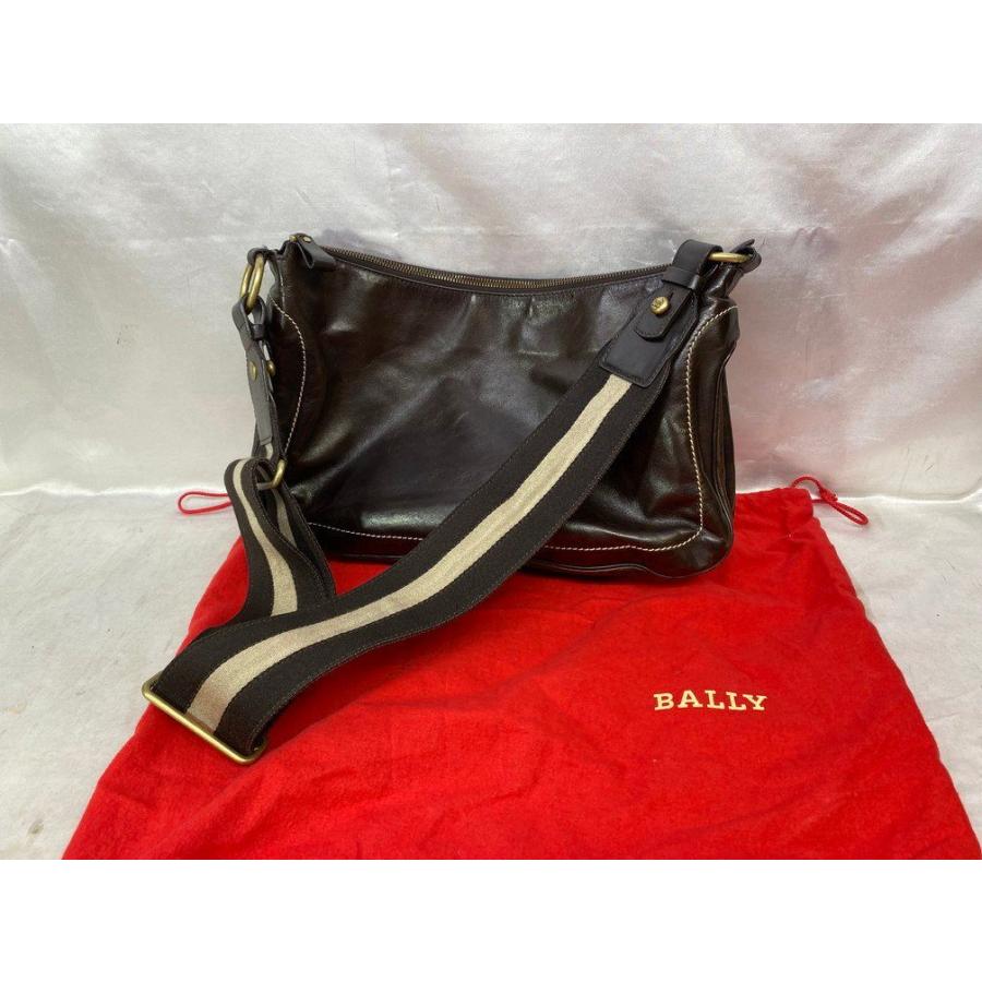 BALLY レザー ショルダーバッグ 保存袋付き