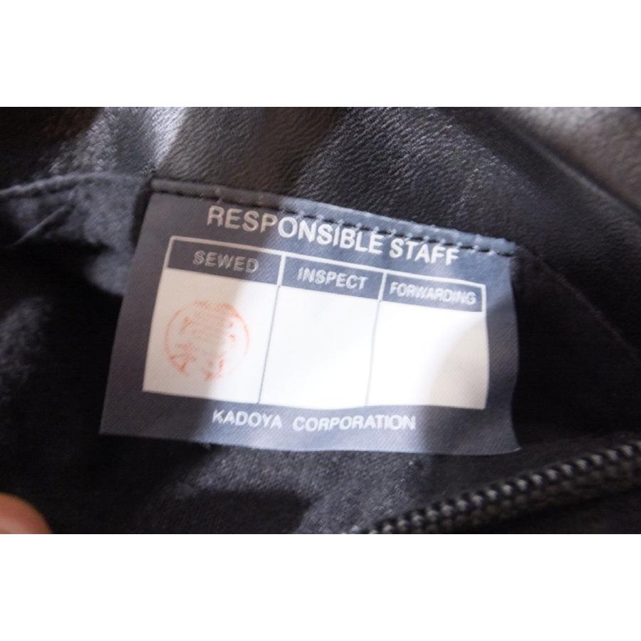 KADOYA カドヤ K's LEATHER レザー シングルライダース キルティング