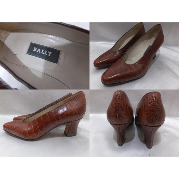 バリー 38 25cm相当 キャメル ハイヒール パンプス イタリア製