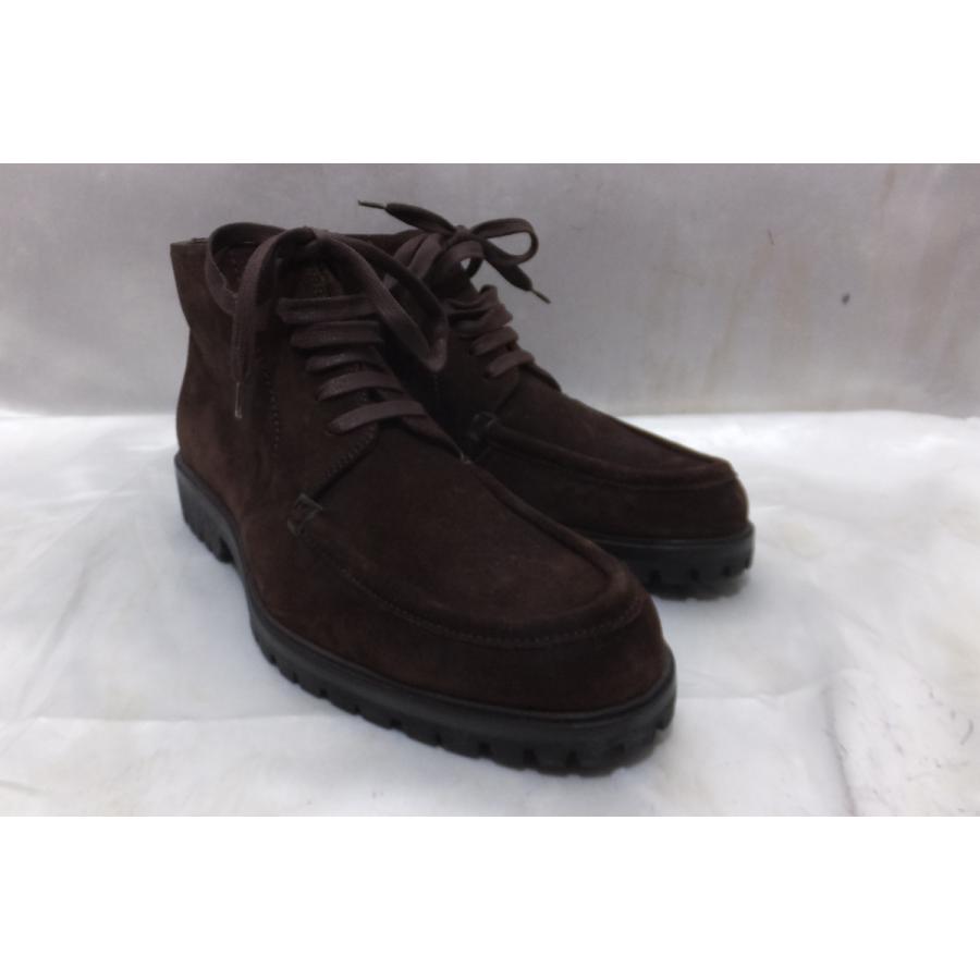 GUCCI グッチ 114462 モックトゥスエードブーツ サイズ39 ダーク 