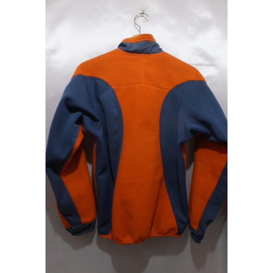 Patagonia パタゴニア パーシャルエクリプス フリースジャケット サイズS USA製 オレンジ×ネイビー系 メンズ｜medamaya｜02