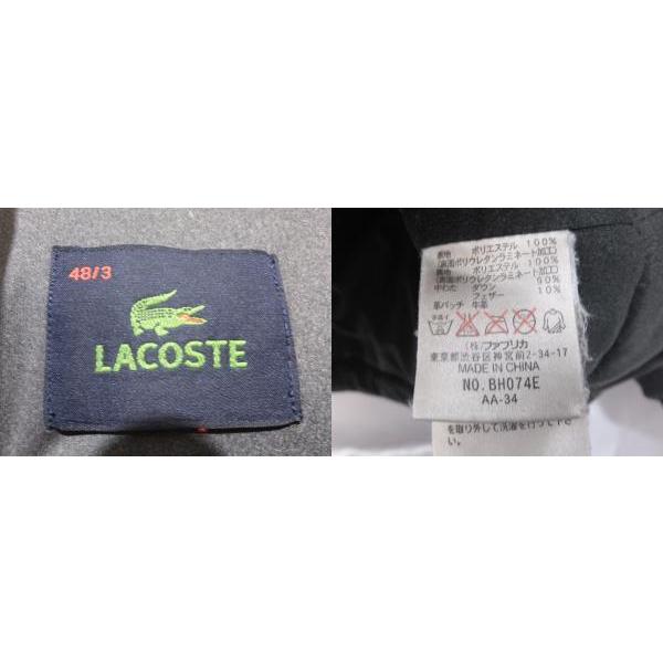 人気が高い Lacoste ラコステ メンズ アウター グレー系 L程度 サイズ48 3 Bh074e ダッフルダウンパーカー ダッフルコート Demolition Training