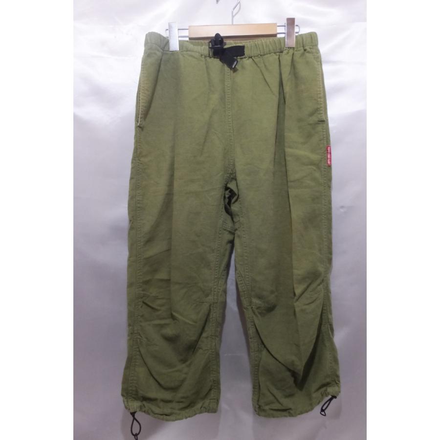 MANASTASH マナスタッシュ ヘンプ クロップド クライミングパンツ 7136011 サイズL カーキ系 ボトムス メンズ