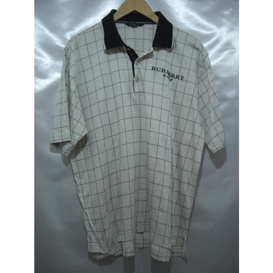 BURBERRY GOLF バーバリー ゴルフ ポロシャツ サイズL ホワイト 白 