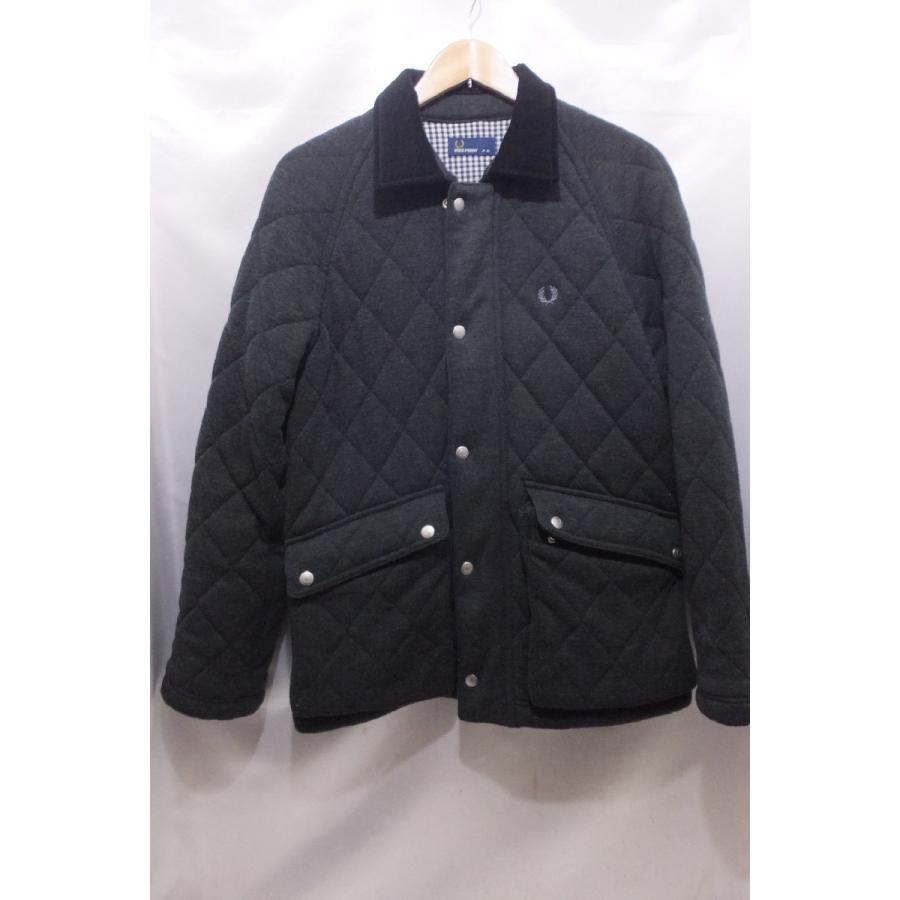 FRED PERRY フレッドペリー 刺繍ロゴキルティングジャケット F2396