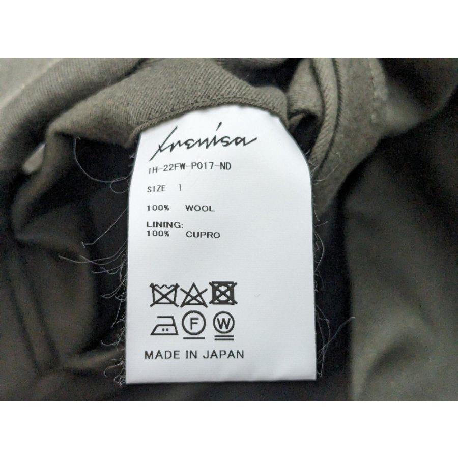 IRENISA 22AW イレニサ SEMI FLARED PANTS ウールスラックスパンツ IH