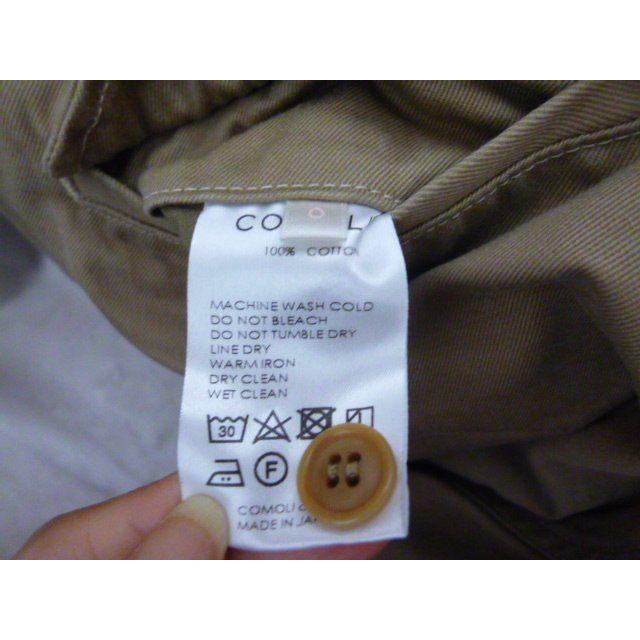 comoli コモリ ベルテッドチノパンツ K01-03006 コットン 2タック