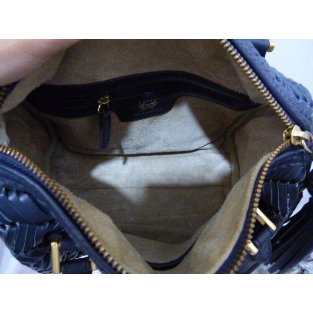 Anya Hindmarch アニヤ ハインドマーチ リボン レザー 編み込み 
