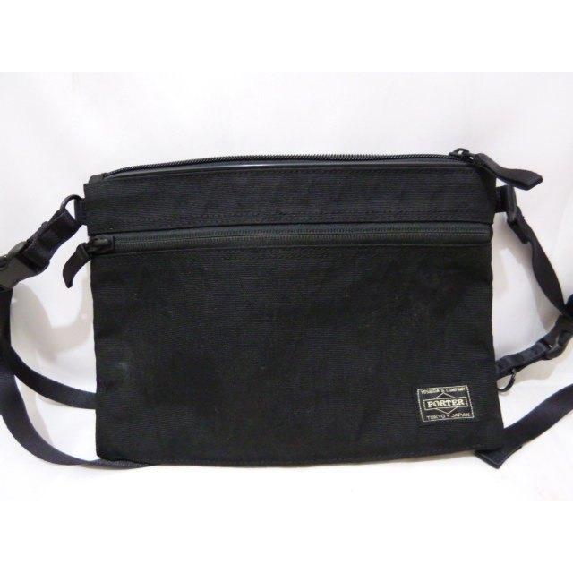 未使用　PORTER ポーター ハイブリッド サコッシュ ブラック PORTER ポーター HYBRID SACOCHE ハイブリッドサコッシュ ショルダー
