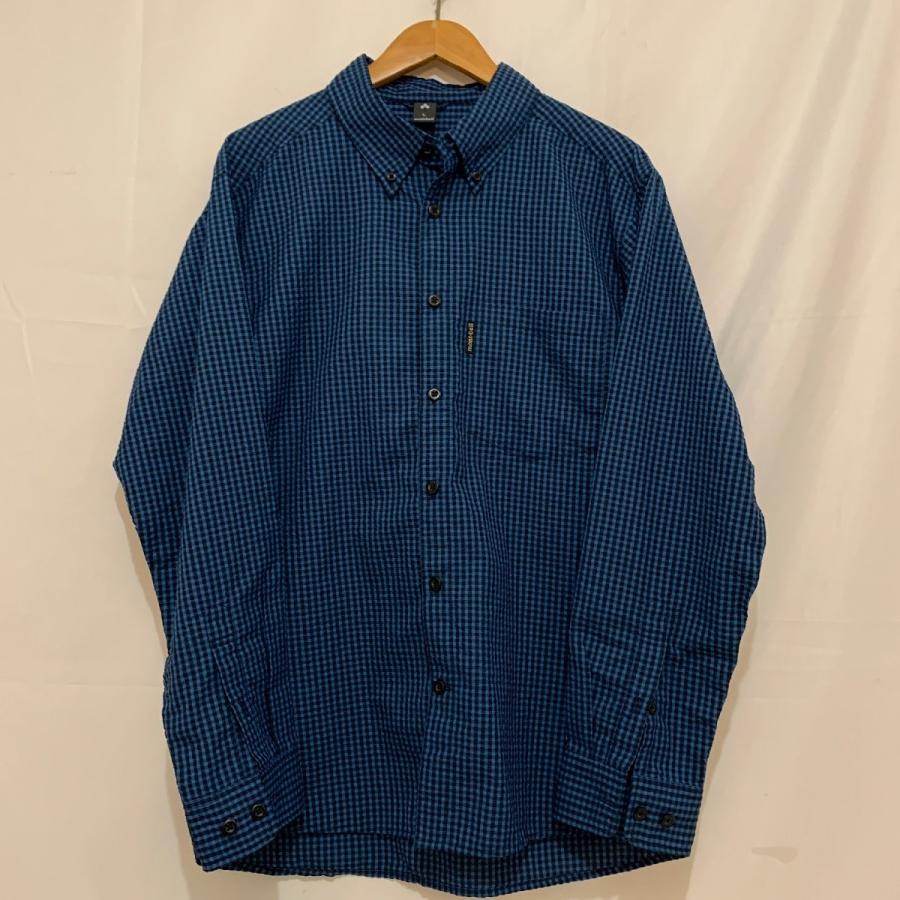 mont-bell モンベル 長袖シャツ ポリエステル ギンガムチェック