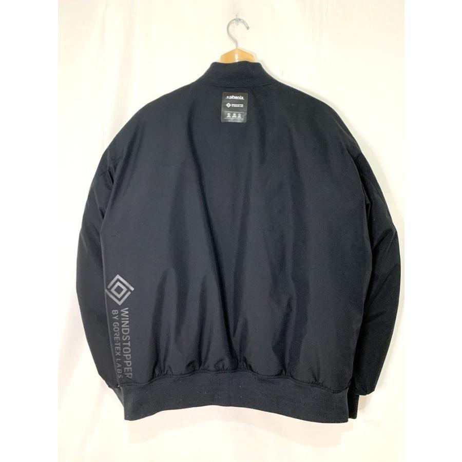 +phenix プラスフェニックス 別注 WINDSTOPPER ゴアテックス MA-1ダウンジャケット POO-23081IN サイズ: XL カラー: ブラック メンズ phenix プラスフェニックス 別注 WINDSTOPPER ゴアテックス MA-1ダウン