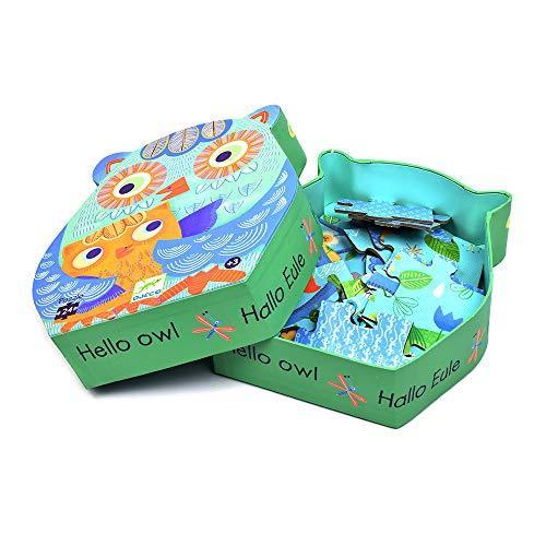 メール便不可 パズル 子供向け 3歳 ジグソーパズル フクロウ 子供用 24ピース 知育玩具 幼児 Djeco ジェコ ハローオウル Dj Www El Services Fr