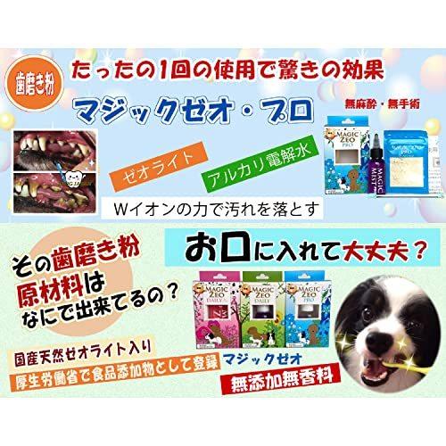 22春夏新色 お手入れ トリミング用品 株式会社edog Japan 犬 猫 歯石 対策 ゼオライト 歯磨き マジックゼオ プロ 40cc オリジナル 歯ブラシ カップ スケール 4点セット Edog Japan Pappira Com
