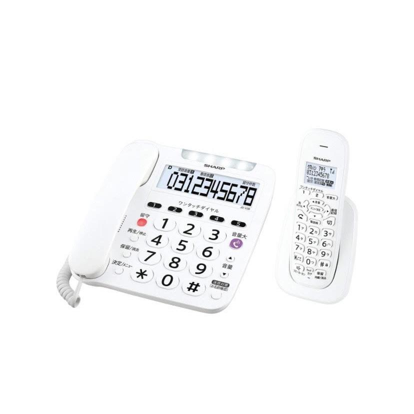 SHARP シャープ 電話機 コードレス 子機1台付き JD-V38CL